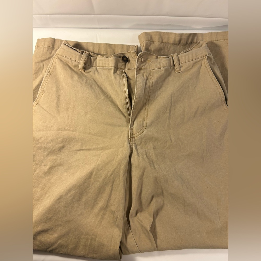 Forever 21, Khaki Wide Leg Pants, Stretchy